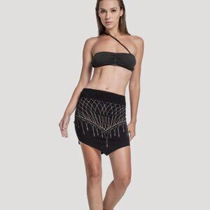 Psylo Net Mini Skirt